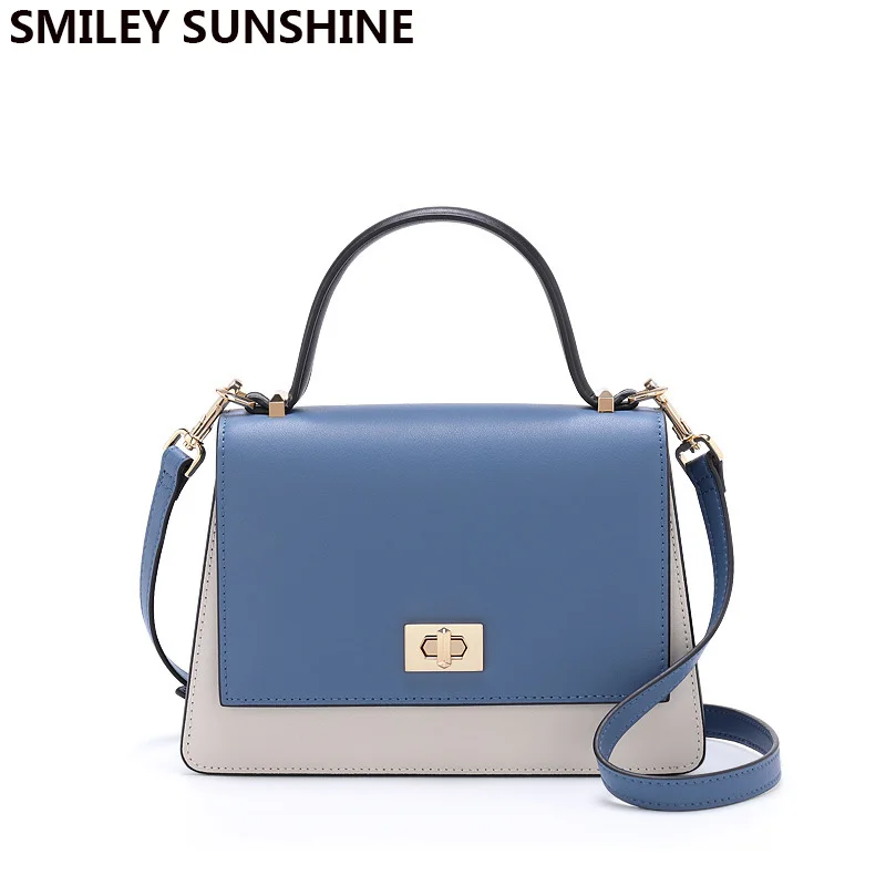 European Luxury Famous Brand Genuine Leather Women Shoulder Bags 2020