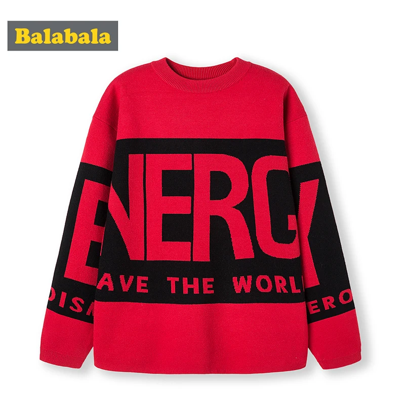 Balabala/свитер для девочек; Новинка года; осенне-зимний свитер для малышей; детская футболка