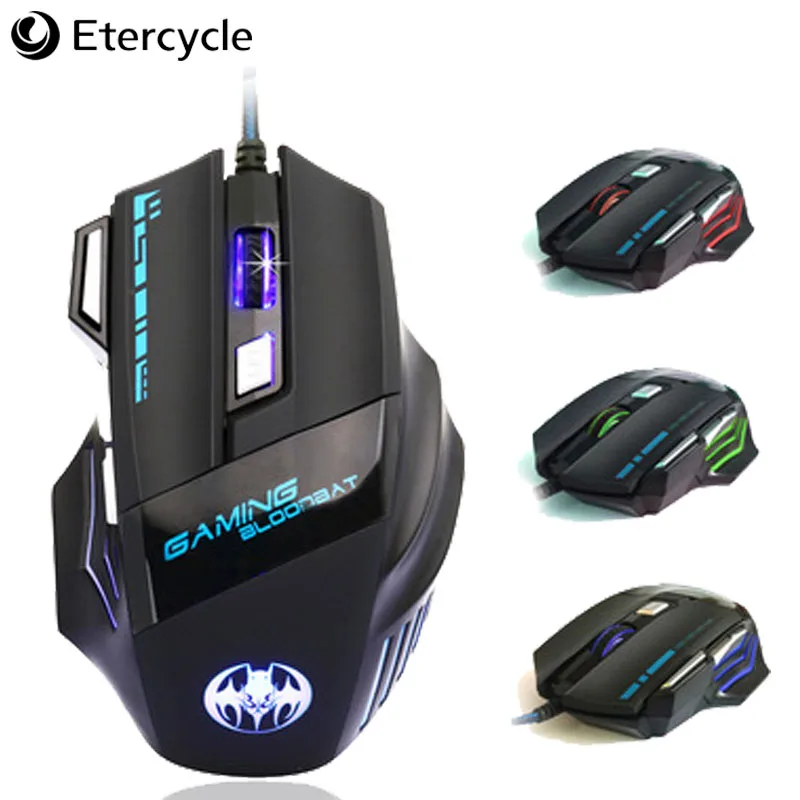 

Ergonomic Wired Gaming Mouse Professional 7 Buttons USB Computer Mouse Gamer Mause With Backlight For PC Laptop