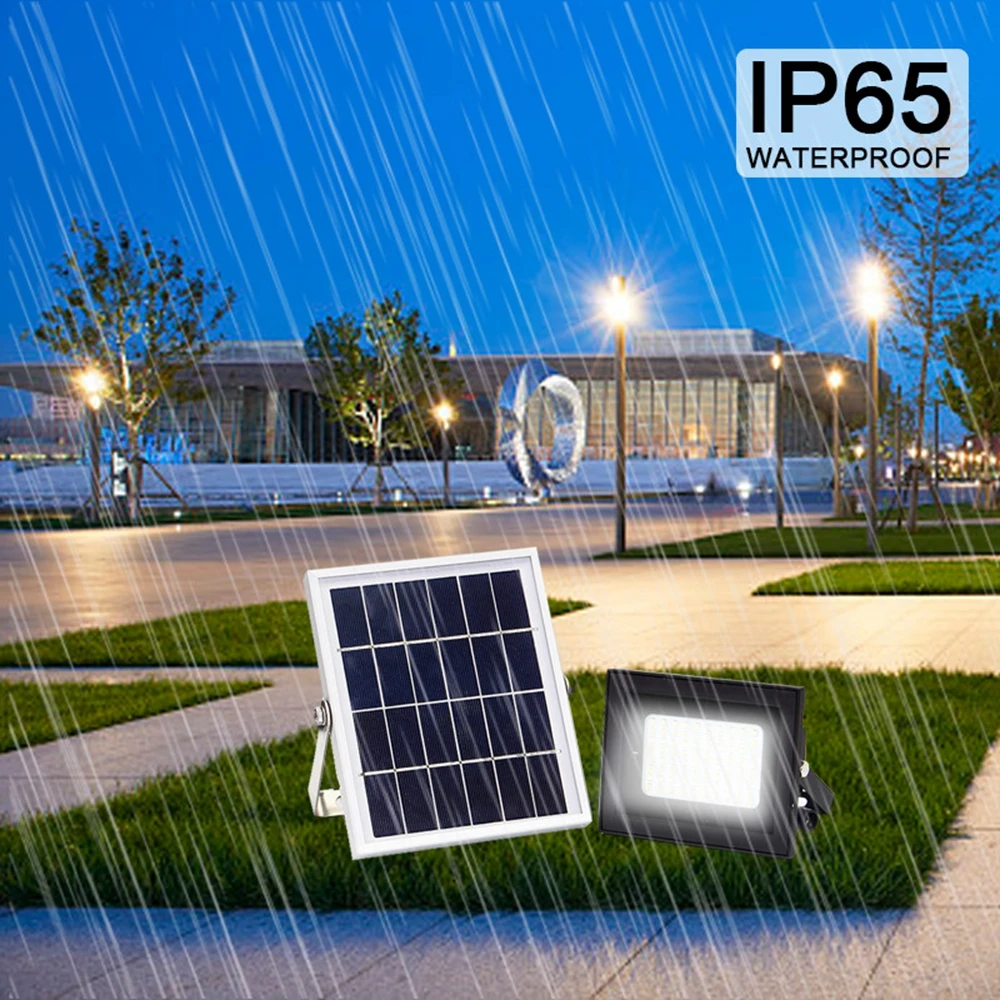 Jiguoor 80LED пульт дистанционного управления Солнечная Панель прожектор светильник Ночной светильник водонепроницаемый открытый прожектор светильник регулируемый белый/теплый белый