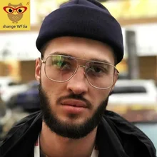 Классические Прозрачные очки, мужские винтажные очки, очки для близорукости, оправа для очков, женские металлические очки, оптические прозрачные очки Oculos