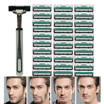 

1 Set 2 Layers Razor Blades Manual Quality Shaving Shaver Hair Remover Safety