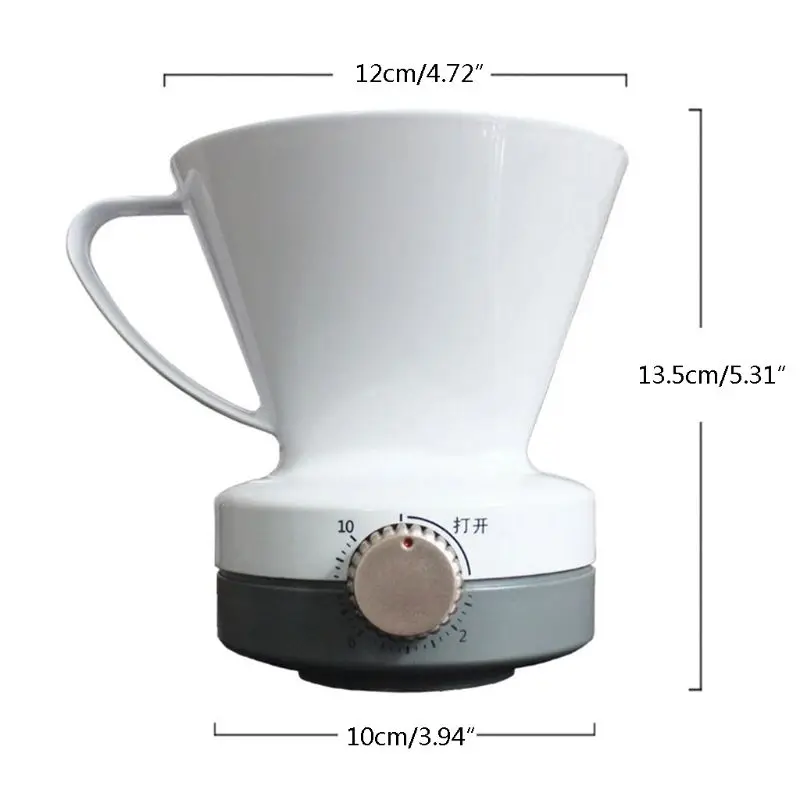 Single Serve Pour Over Coffee Dripper with Auto-Drip Water Tank