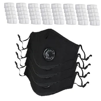

Outdoor Anti-droplets Dustproof Face Cover Pad Dust Protector W/ Filter Washable Reusable masque Cotton Mouth Products In Stock