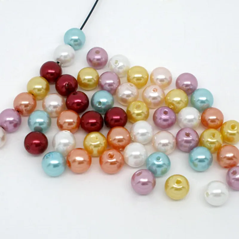 DoreenBeads акриловые бусины из искусственного жемчуга круглые для изготовления