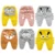 New Born Baby Boys Girls Cartoon Pants Spring High Waist Guard Belly Pants Infant Baby Autumn Pp Pants Animal Print Bottoms