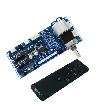 

Remote preamp volume control board 4-way Audio Input Signal Selector Switching Board T1188