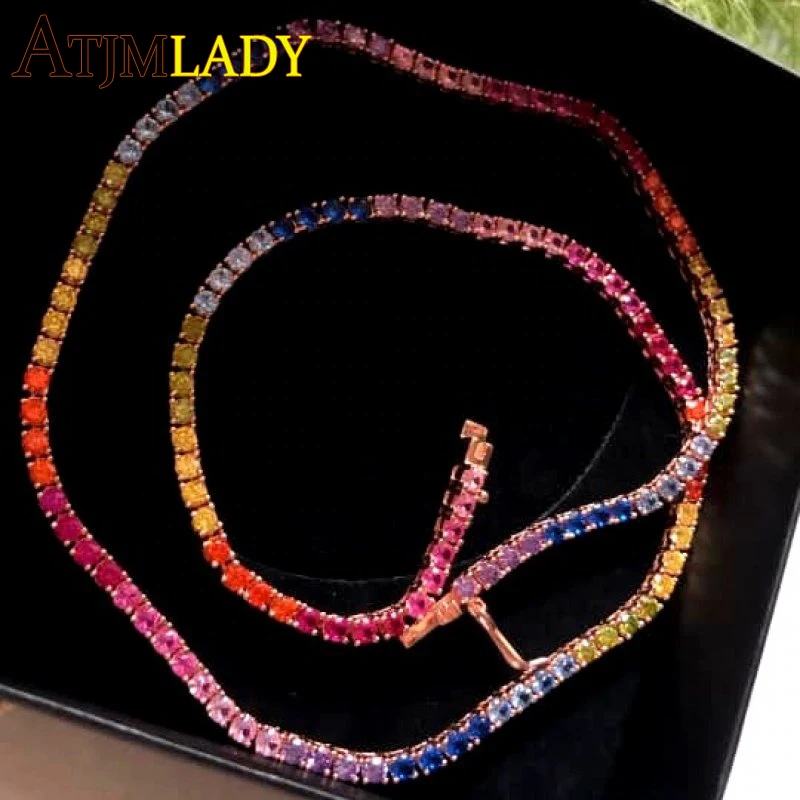 Collana dell'amicizia con perline colorate, collana arcobaleno, collana multicolore, collana girocollo con perline, collana dell'orgoglio, collana con perline luminose, - Italia