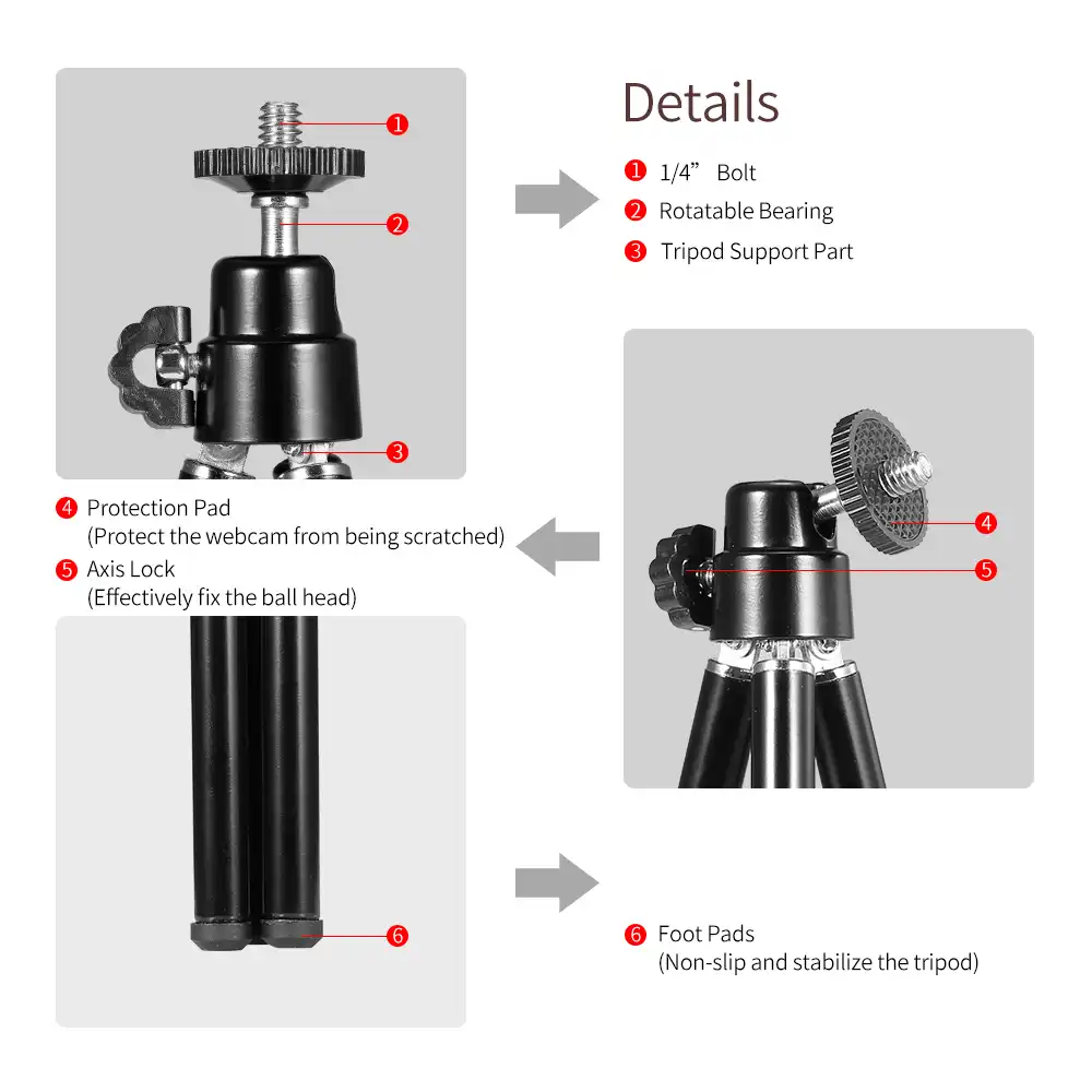 Webcam Video Conference Camera 1080p Hd Wide Angle Usb Plug Play With Lens Cap Tripod For Laptop Desktop Tv Box Webcams Aliexpress