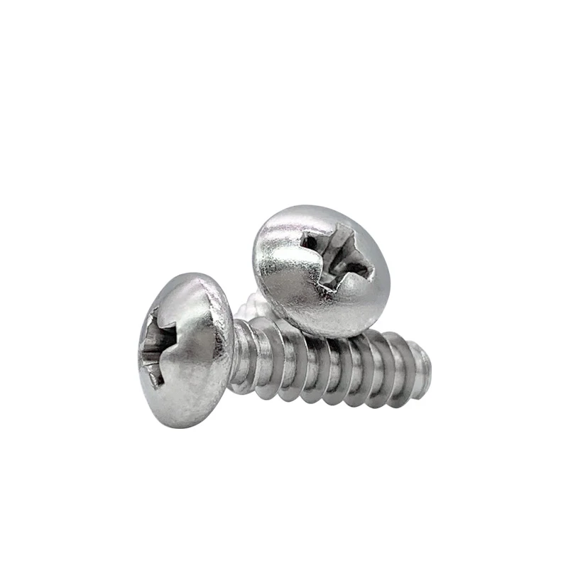 50pcs M3 Phillips round head screws cross pan headed screw self-tapping hirao bolts stainless steel bolt GB846 4mm-25mm long |