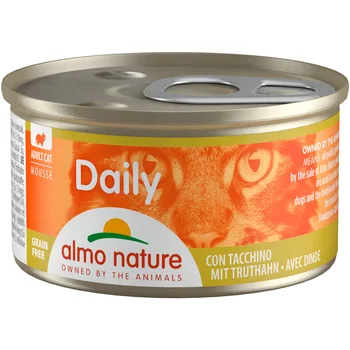 

ALMO NATURE ALMO NATURE CAT DAILY MENU for adult cats with a delicate mousse turkey 85 gr