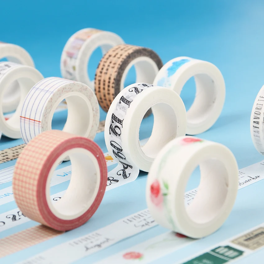 

1PC 1.5CM Wide Traveller Series Washi Tape Adhesive Tape DIY Scrapbooking Sticker Label Masking Tape Student Stationery Gift