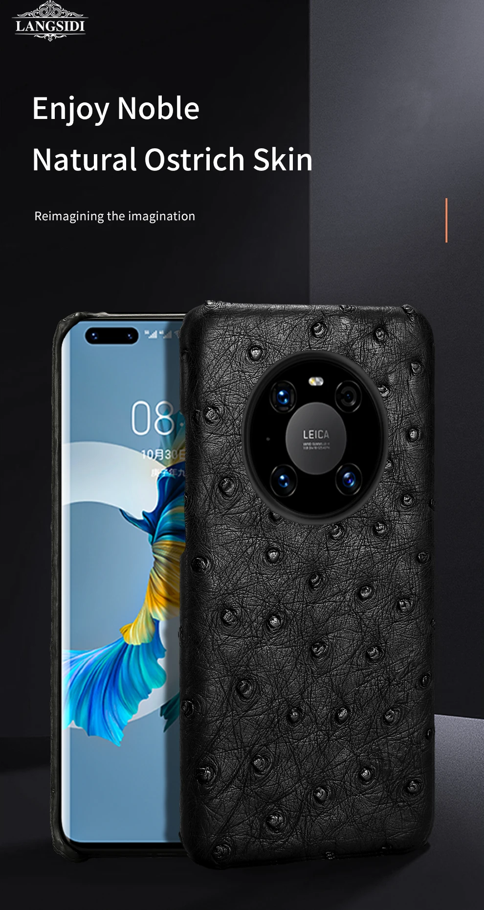 Huawei, capa de telefone luxuosa para Huawei