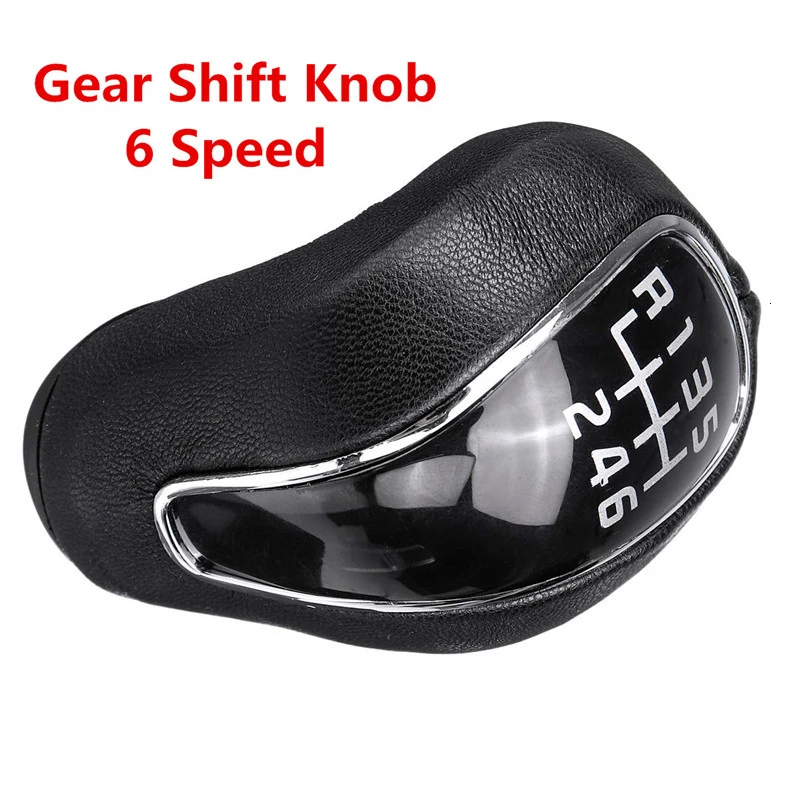 6 Speed PU Leather Car MT Gear Shift Knob Lever Stick Shifter Knob For Kia K2 K3 K4 Sportage for Hyundai IX25 Creta 2012