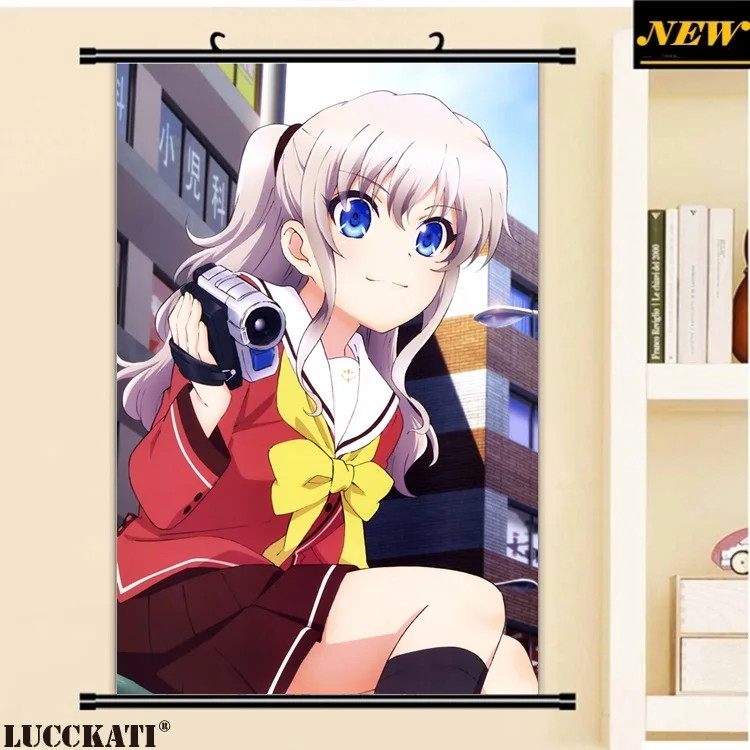 40X60 см Charlotte (серия) Tomori Nao cameltoe loli Лолита мультфильм аниме Искусство Настенная