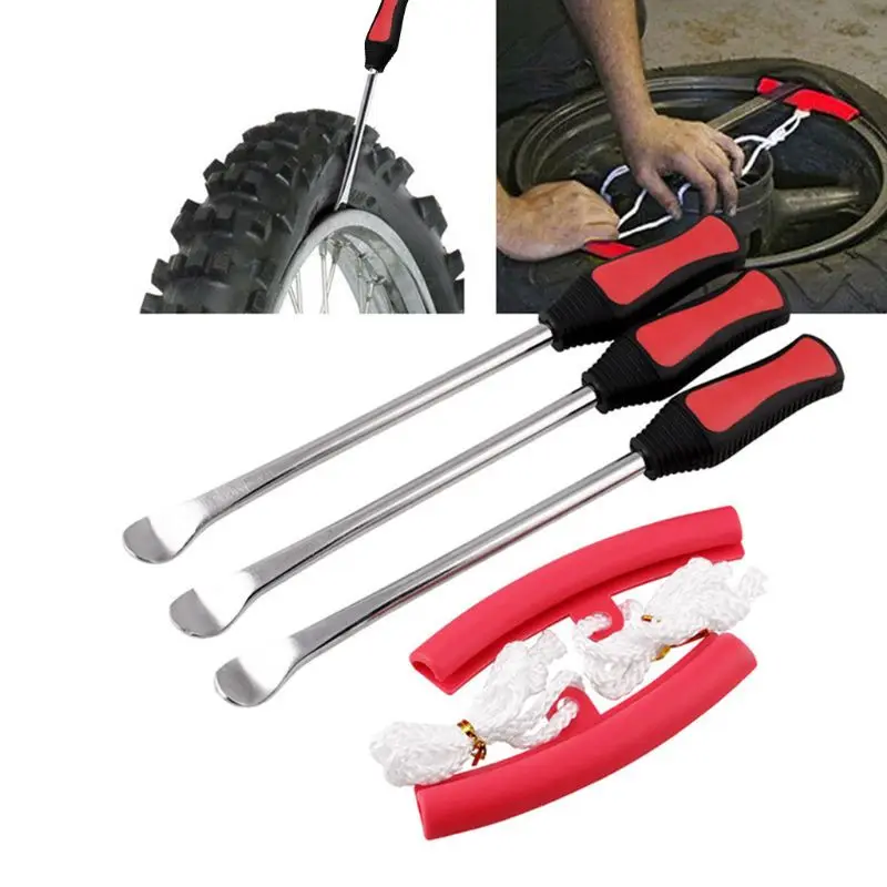

Motorcycle Tire Pick Up Spoon Iron Tool Kit Car Tire Replacement Kit