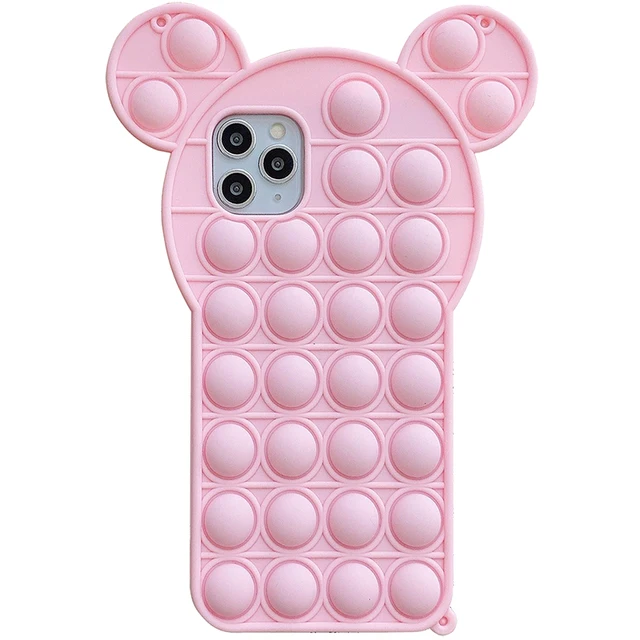 Agrotera Soft Silicone Case Cover for iPhone 7 8 Plus X XS XR 11 Pro Max SE 2020 12 3D Cute Cartoon The Frog Prince Mouse Ears 11