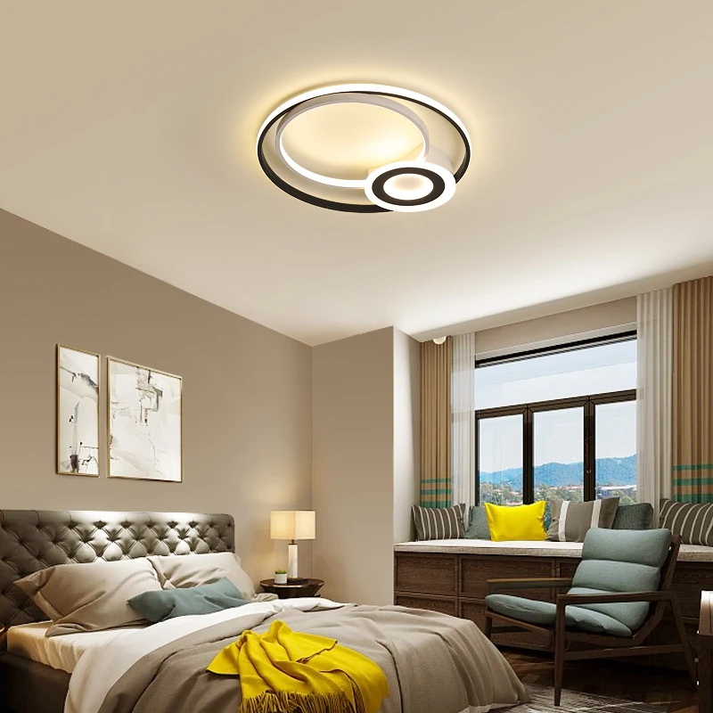 Chandelierrec AC90-260V, светильники для домашнего освещения, люстры, современный светодиодный светильник для гостиной, спальни, низкие потолки