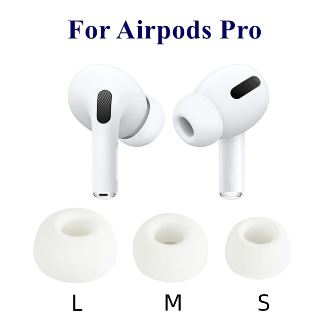 ソフトイヤイヤホン耳栓apple airpodsプロイヤチップ3個lmsサイズ ...