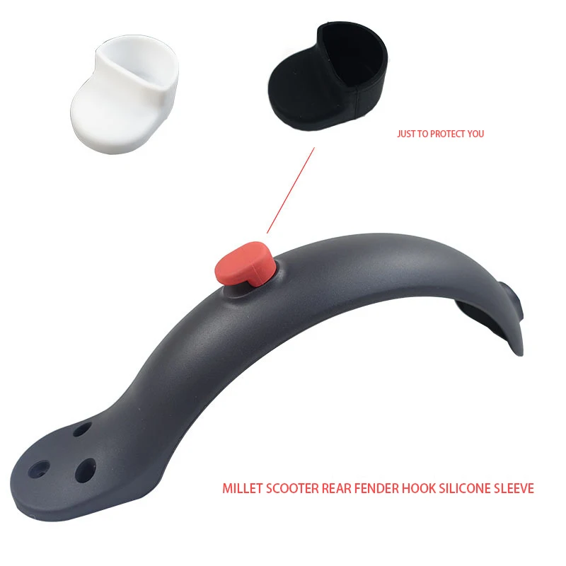 

Rear Fender Hook Soft Silicone Cover Shield Parts Pedal Fender Hook Cap Accessories Electric Scooter For Xiaomi Mijia M365