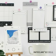 30 sztuk Ins Bullet Journal Carft papierowe notatniki notatki wiadomości dekoracyjne notatnik uwaga sprawdź List Memo papiernicze artykuły biurowe