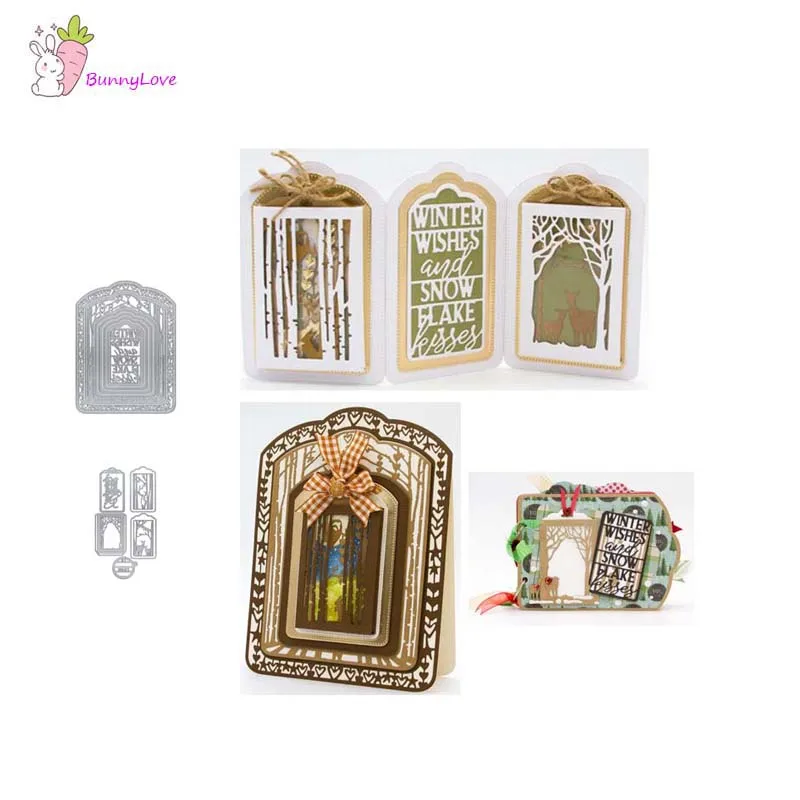 

Metal cutting dies Big tag cut die mold decoration Scrapbook paper craft knife mould blade punch stencils