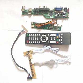 

For TM150XG-02L02D/E/F 1CCFL LVDS 20Pin T.V53 drive card board LCD display panel Inverter+Remote+keyboard HDMI VGA AV USB RF Kit