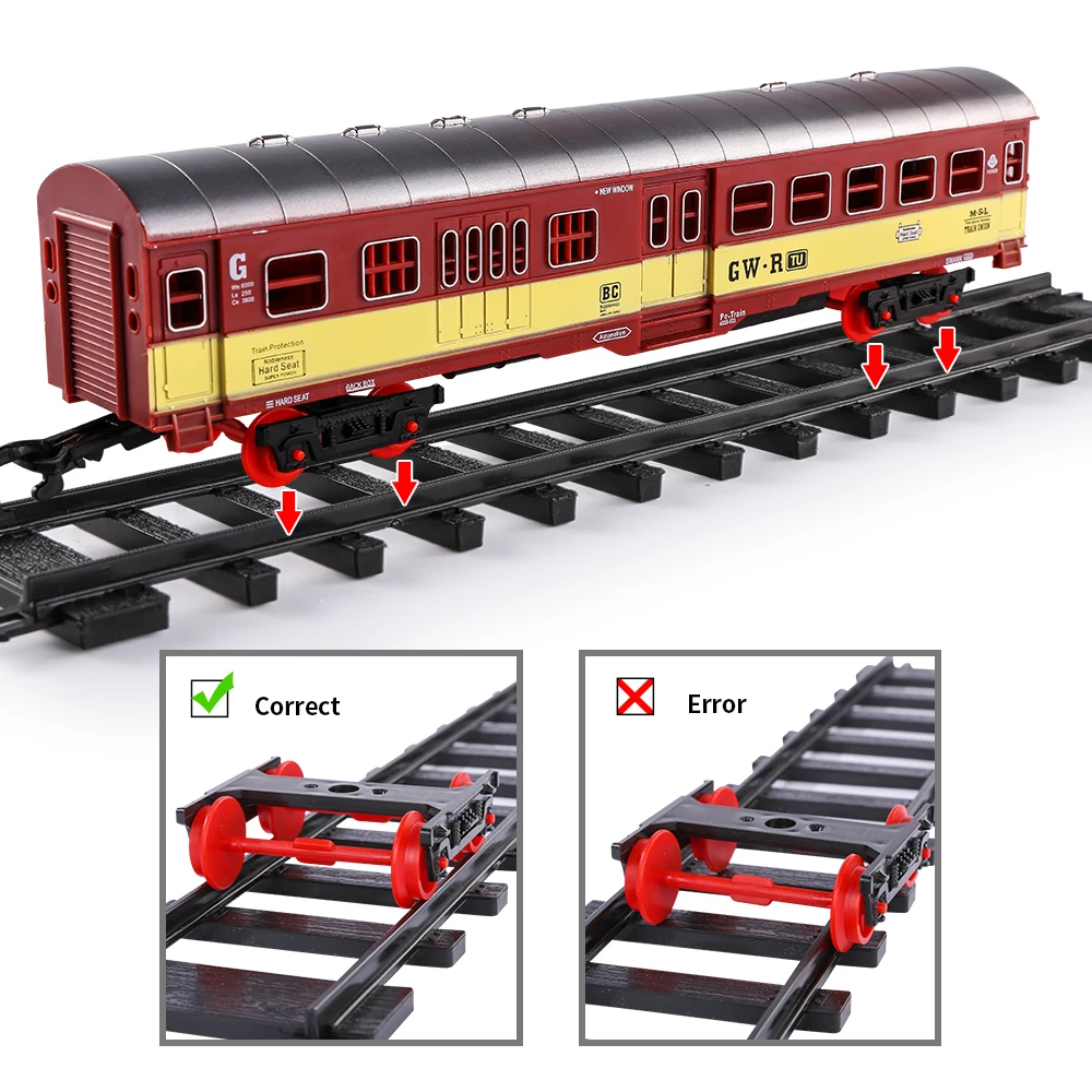 Brinquedo Pista Locomotiva Trem Elétrico c/ Sons Luzes 196cm - Chic Outlet  - Economize com estilo!