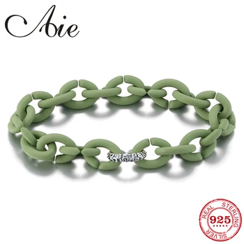 

High quality Letter Bead Sweet Pale Green Rubber X Charm Bracelets Women/Lady Bracelet Jewelry Holiday Gift