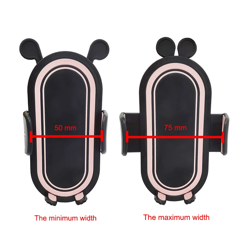 Вращающийся на 360 градусов детский держатель подставка для мобильного телефона Регулируемый розовый телефон черный Универсальный Белый аксессуары кронштейн для коляски
