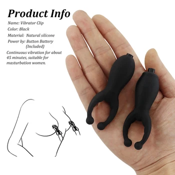 EXVOID Penis Clip Vibrator Sex Toys For Women Breast Nipple Clamp Massager Silicone G-spot Vibrator Vagina Clitoris Stimulation 2
