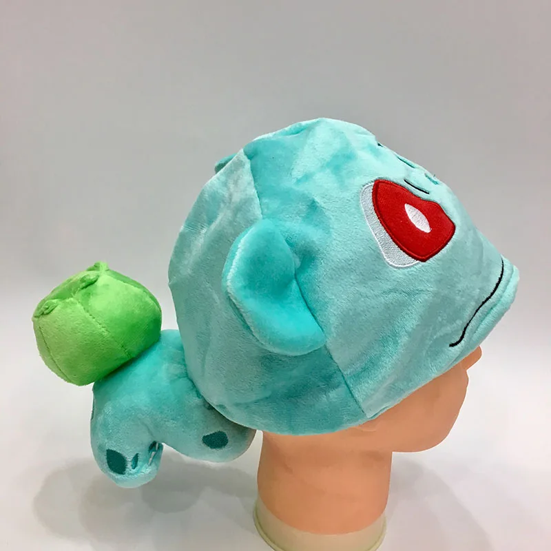 IVYYE Bulbasaur модная бейсбольная кепка Аниме Повседневная плюшевая шапка зимняя теплая унисекс подарки на день рождения Новинка