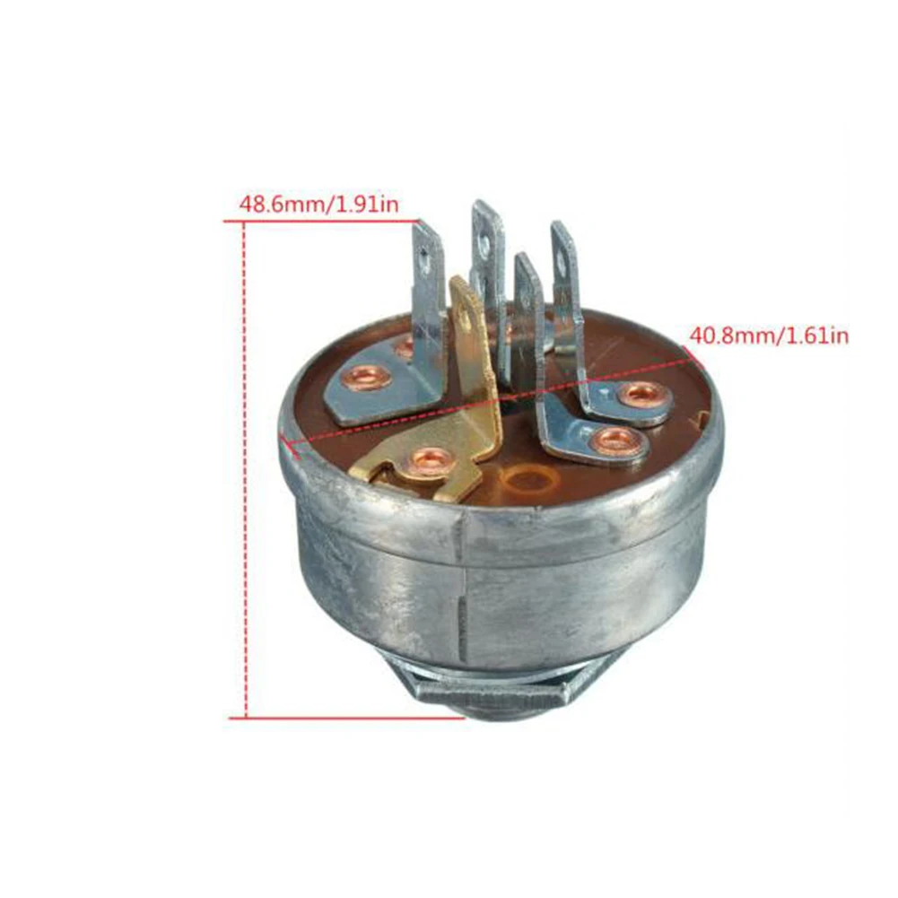 5 контактов ржавчины доказательство легкие инструменты Замена зажигания Стартер переключатель Трактор косилка использовать легко установить с ключом для MTD 725 0267