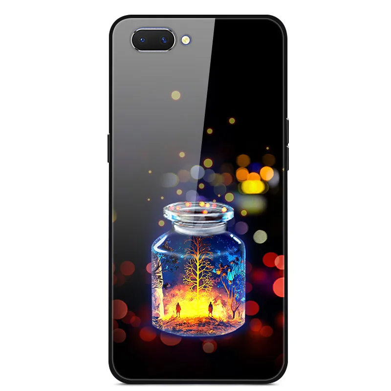 40 Для Oppo A3S чехол из закаленного стекла жесткий чехол для телефона для Oppo A3S OPPO A5 AX5 OPPOA5 TPU бампер чехол s для Oppo A3S A3 S - Цвет: 40