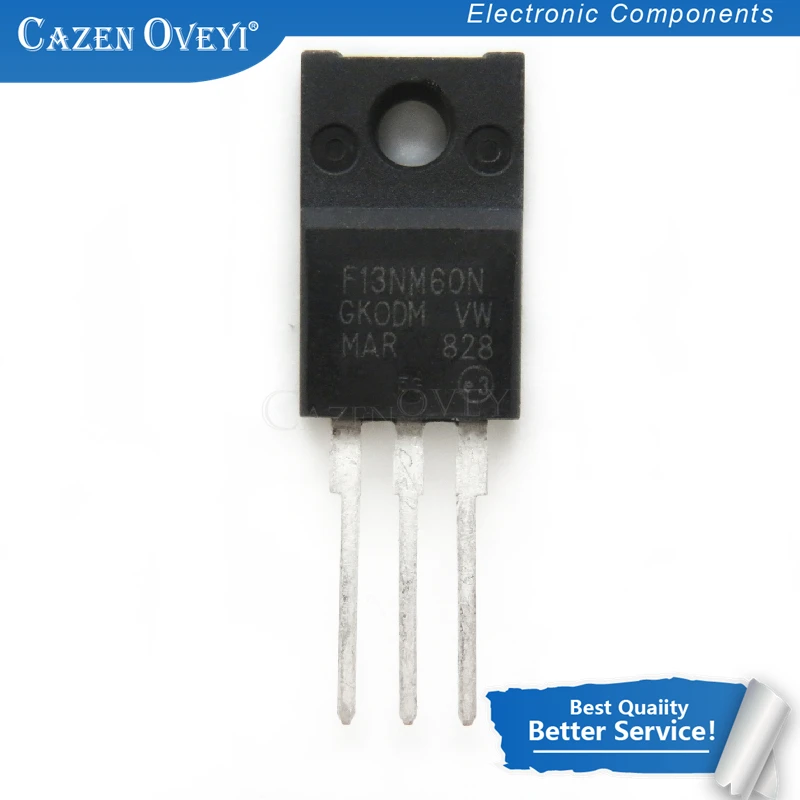 10pcs/lot STF13NM60N 13NM60N 600V 11A TO-220F In Stock | Электронные компоненты и принадлежности