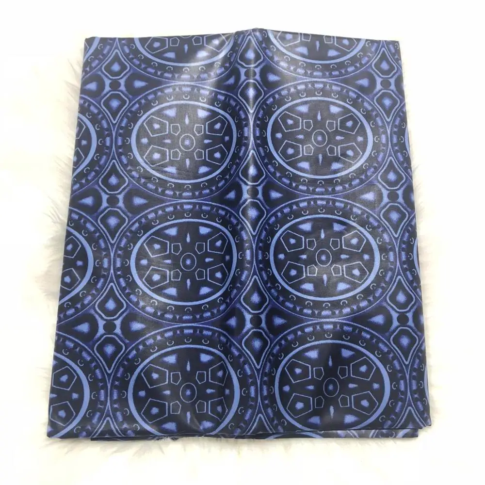 Модный Африканский Базен Ткань 5 ярдов/сумка полиэстер Базен Riche парча жаккард - Цвет: 15