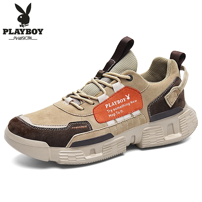 Новые удобные повседневные туфли PLAYBOY мужские из искусственной кожи удобная