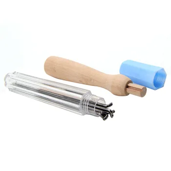

7PCS Felting hand tool set Needles Holder Wooden Handle Wool Felting Tools Outfit Slim New