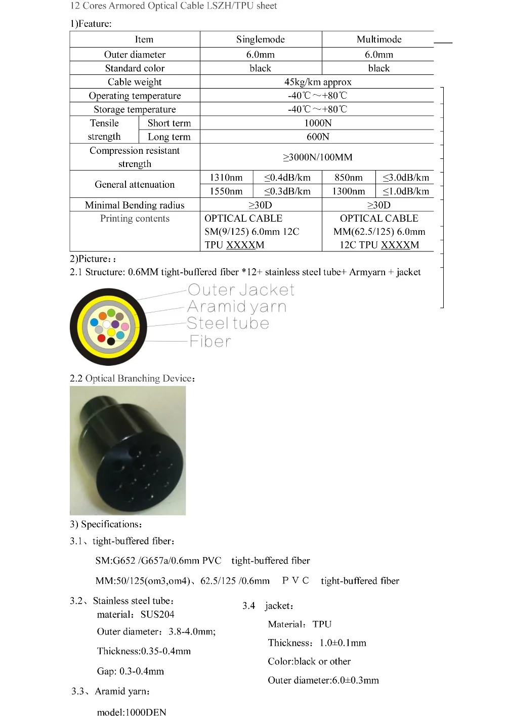 12 ядер, 150 м, SM, G657A1, 6,0 мм LSZH бронированный черный кабель, 100 м 200 м 150 м 200 м LC/UPC-LC/UPC с катушкой бронированный волоконный соединительный кабель