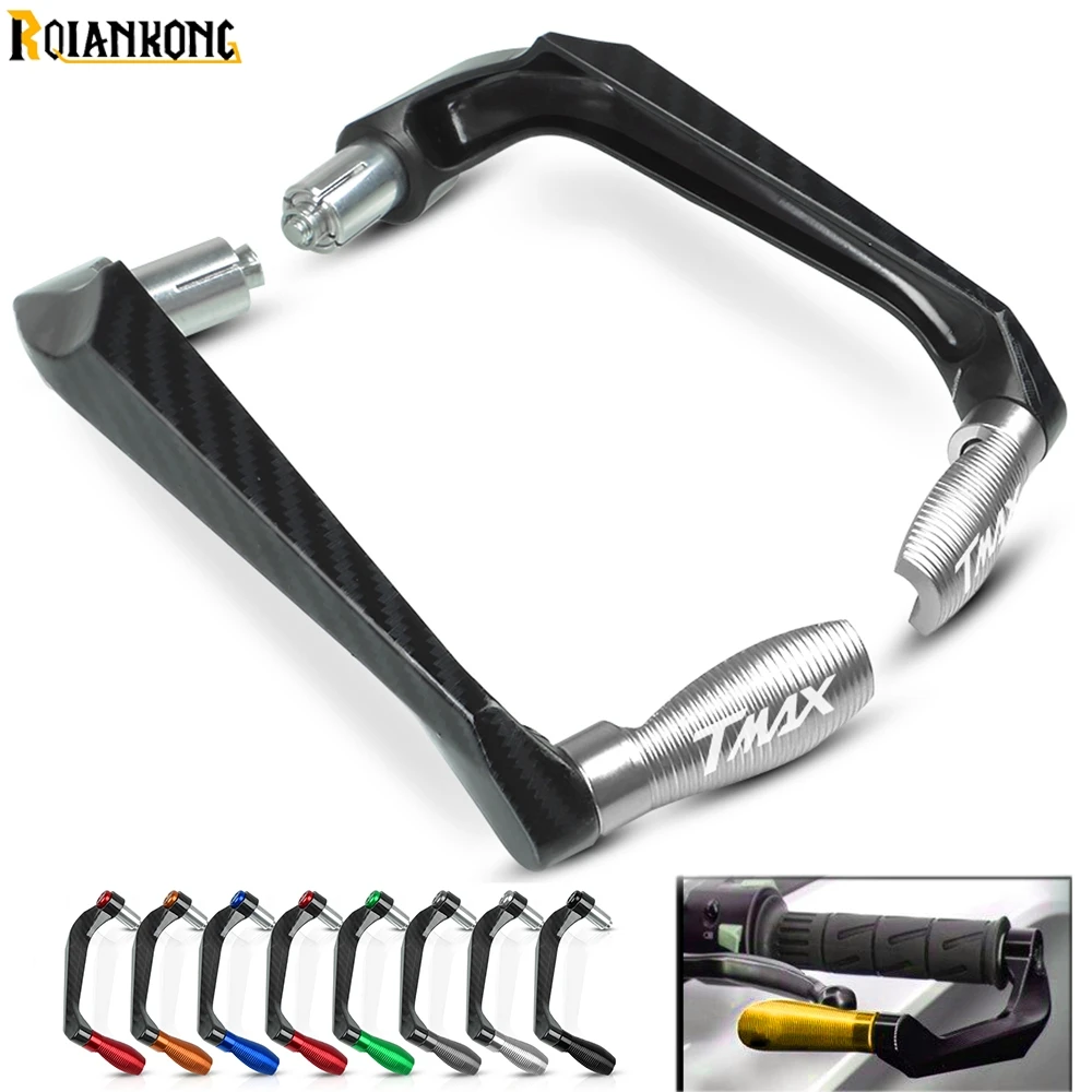 

For Yamaha TMAX500 T-max 530 2008-2018 2009 7/8" Motorcycle Scooter Handlebar Grips Guard Brake Clutch Levers Guard Protector