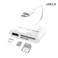 3 в 1 Тип C USB3.0 мульти-функциональный хаб aррle iрad рro Micro SD TF OTG кард-ридер для мобильного телефона iPad/Macbook Pro для HUAWEI samsung