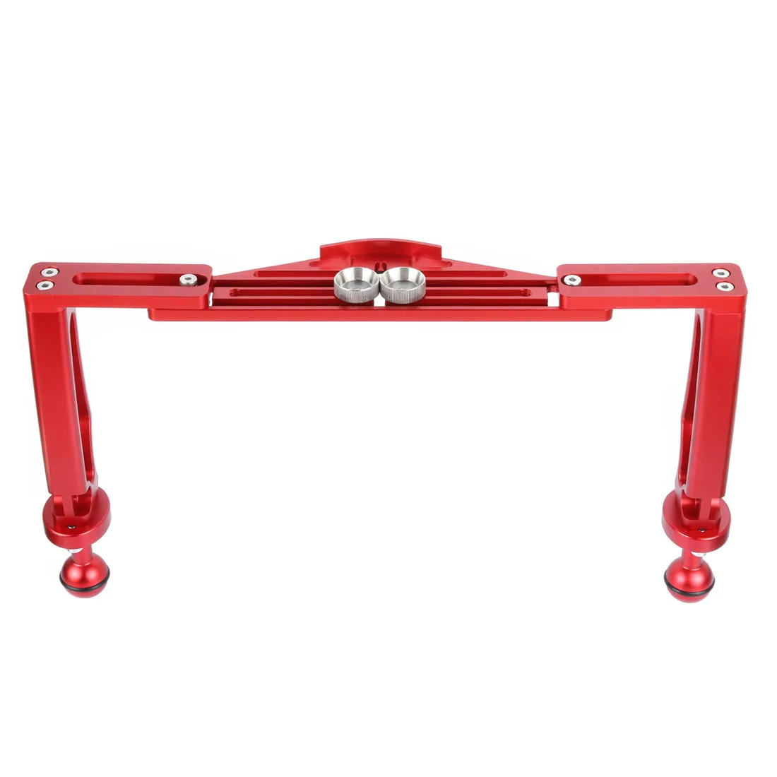 FEICHAO Dual Handle Aluminium Tray Stabilizer Rig for Underwater Camera Housing Case Diving Tray Mount for GoPro13 Action Camera