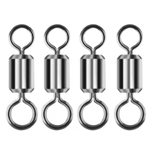 Ardea 30PCS/Lot Ball Bearing Swivel Solid Rings Fishing Connector Ocean Boat Fishing Hooks Quick Fast Link Connector Ardea 30PCS/Lot Ball Bearing Swivel Solid Rings Fishing Connector Ocean Boat Fishing Hooks Quick Fast Link Connector