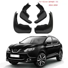 Fivefinger Передние Задние уширители крыла Брызговики для Nissan Qashqai J11