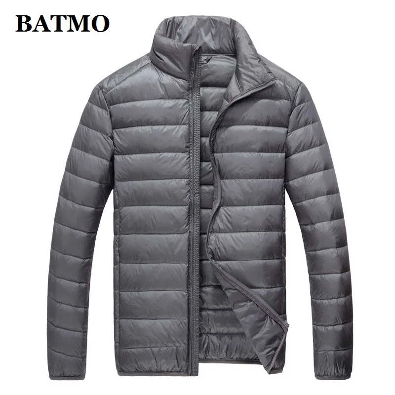 BATMO Новое поступление, высокое качество, 90% белые пуховики на утином пуху, мужские тонкие пуховики, большие размеры 778