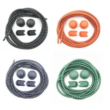 1 пара Лидер продаж эластичные шнурки растягивающиеся фиксирующий башмак шнурки сплошной цвет без галстука шнурки для бега/триатлона XYR