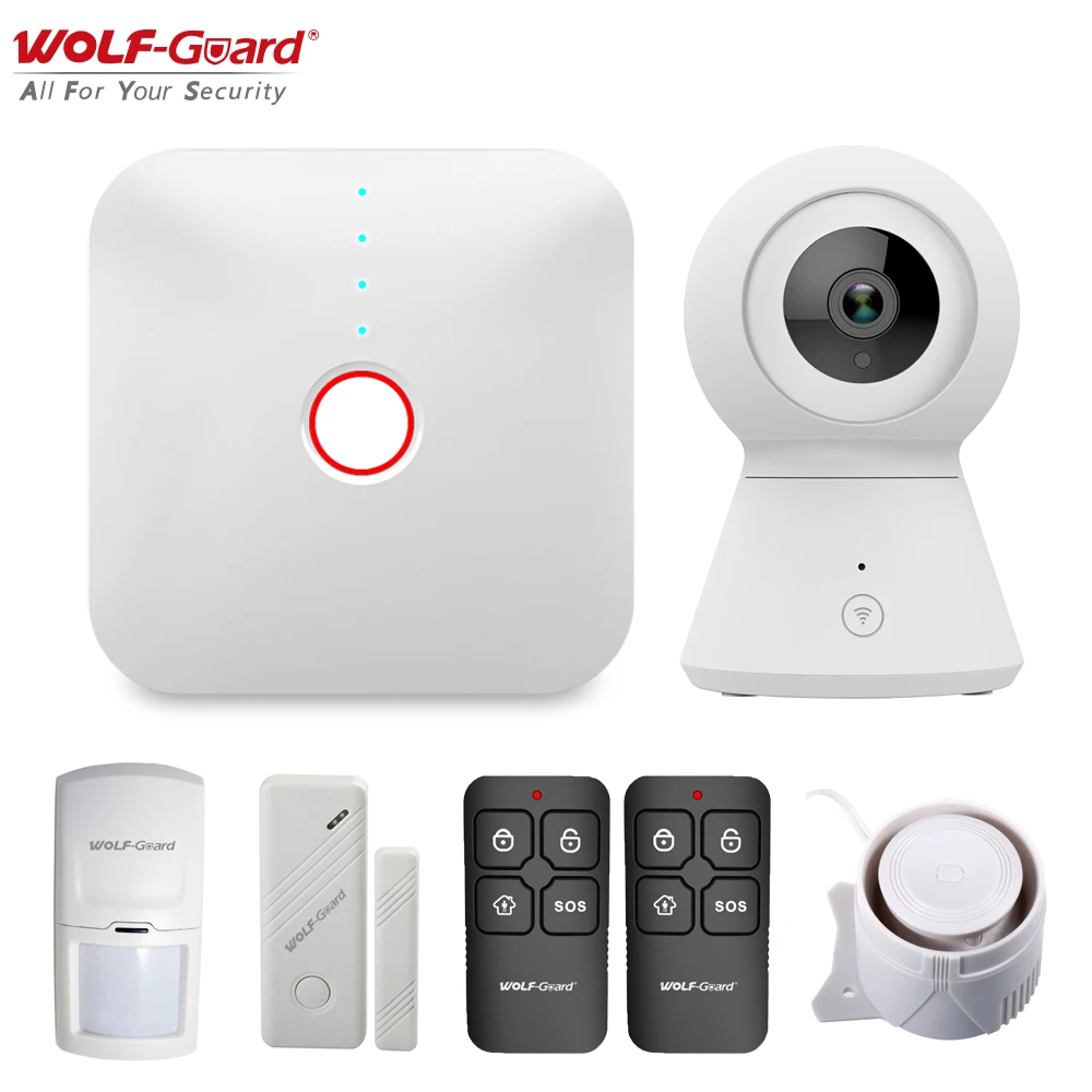 Система охранной сигнализации Wolf-Guard, 2,4 ГГц, Wi-Fi, с датчиком движения