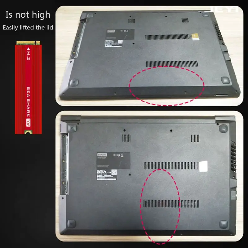 Алюминиевый лист теплоотвод NVME NGFF M.2 U.2 теплоотвод теплопроводность силиконовый вафельный кулер