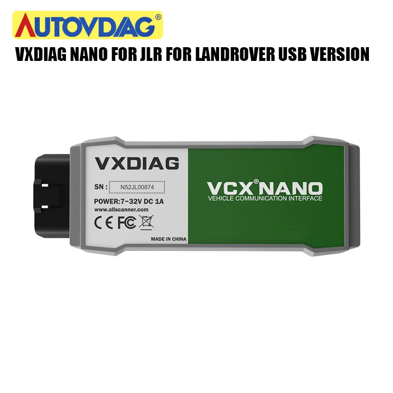 VXDIAG NANO для LandRover для JLR SDD Авто диагностический инструмент для Land rover/Jaguar 2 в 1 бесплатное обновление онлайн-программы USB WiFi - Цвет: USB Version