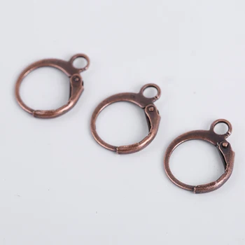 

20Pcs/Lot 13*14mm Fashion French Lever Earring Hooks For For Settings Blank Ear Hooks Base DIY Jewelry Making Accessiores